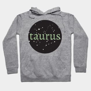 Taurus Zodiac Sign Star Circle Hoodie